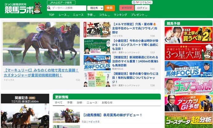 よく当たる競馬指数3位 競馬ラボ