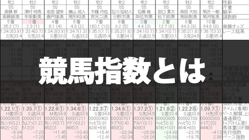 競馬指数とは