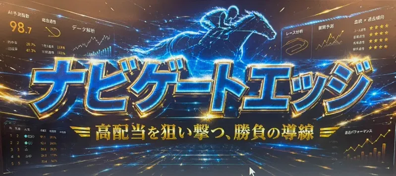 バクガチの有料プラン「ナビゲートエッジ」購入後の画面（スマホ撮影）